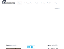 Tablet Screenshot of danielventurafitness.com